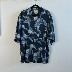 Jamaica Jaxx 100% Silk Camp Shirt